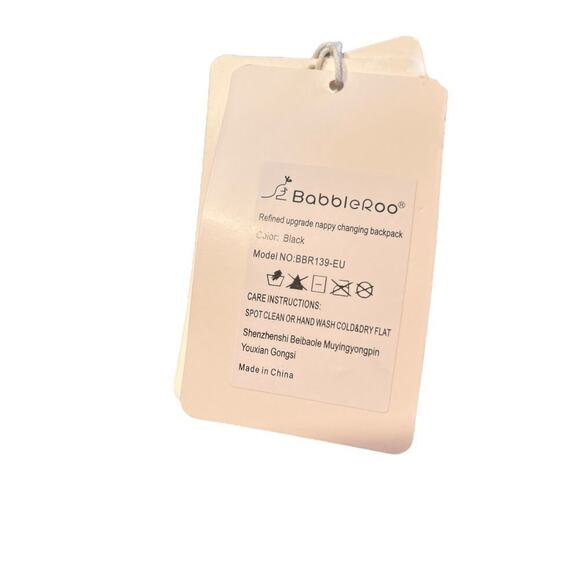 Babbleroo Backpack Diaper Bag, Multiple Pockets, Changing Pad, Insulated Pocket - Picture 6 of 7